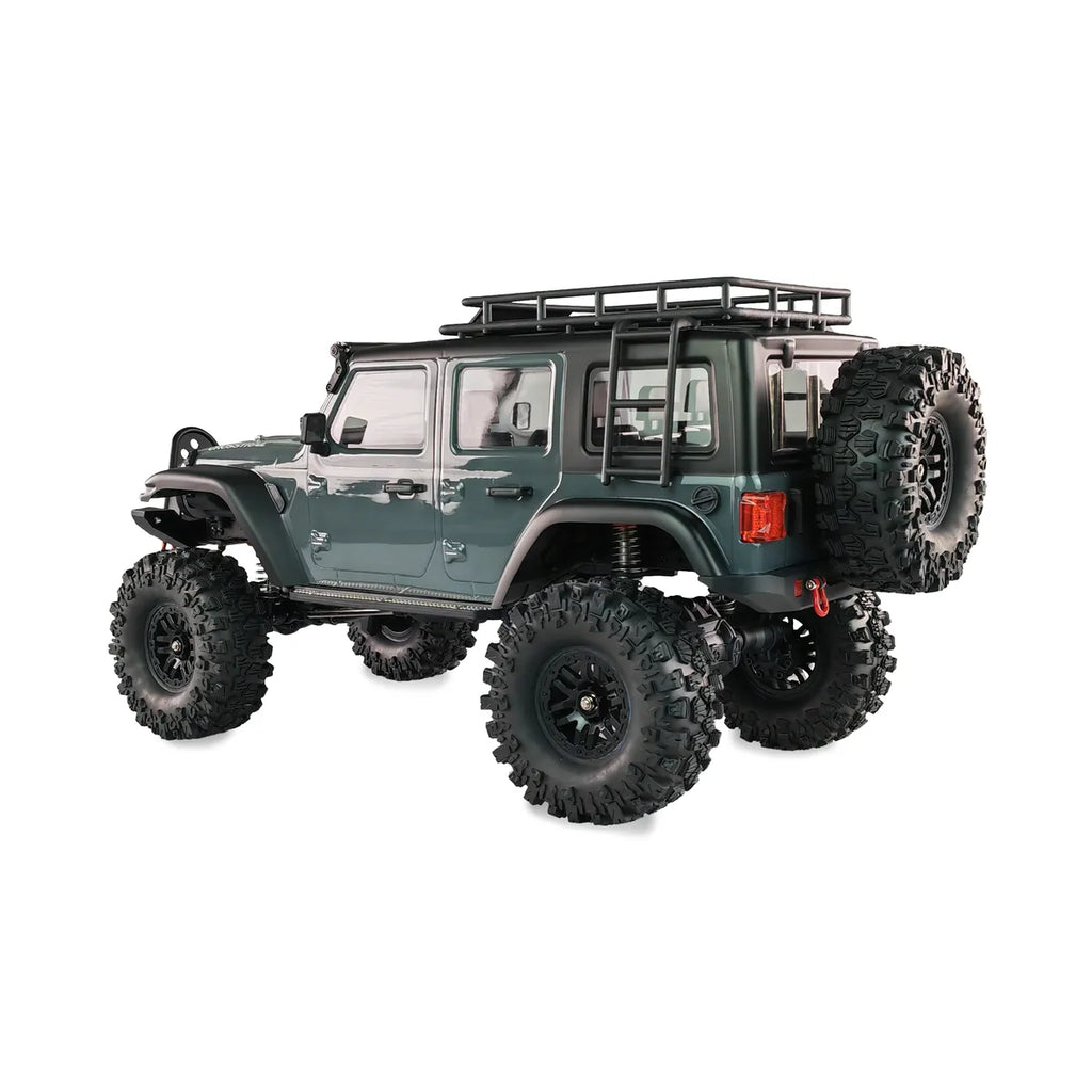 Amewi AMXRock Crosstrail Crawler 4WD Hellgrau 22655 im Maßstab 1:10 Crawler ARTR – Seitenansicht