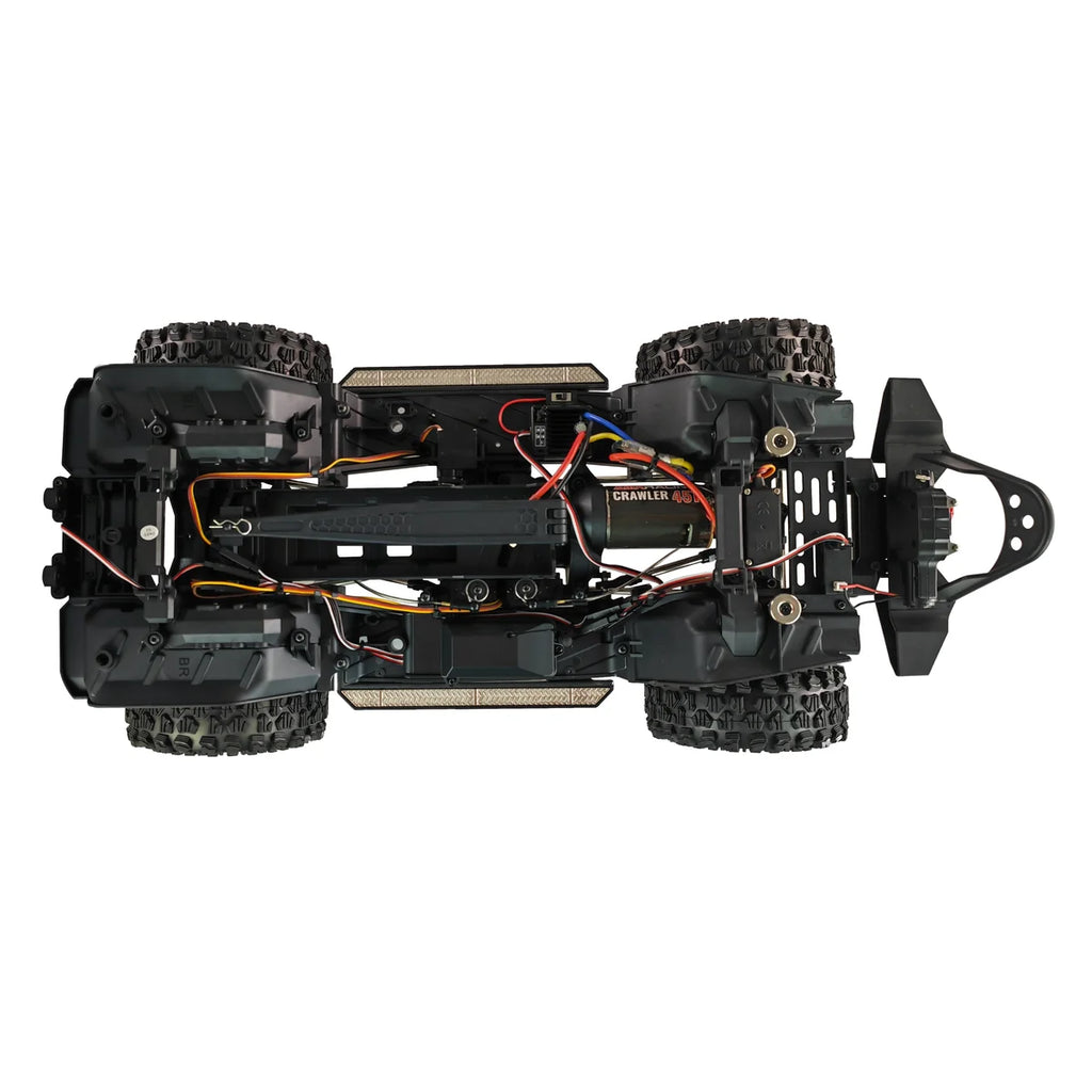 Amewi AMXRock Crosstrail Crawler 4WD Orange-metallic 22656 im Maßstab 1:10 Crawler ARTR – Draufsicht