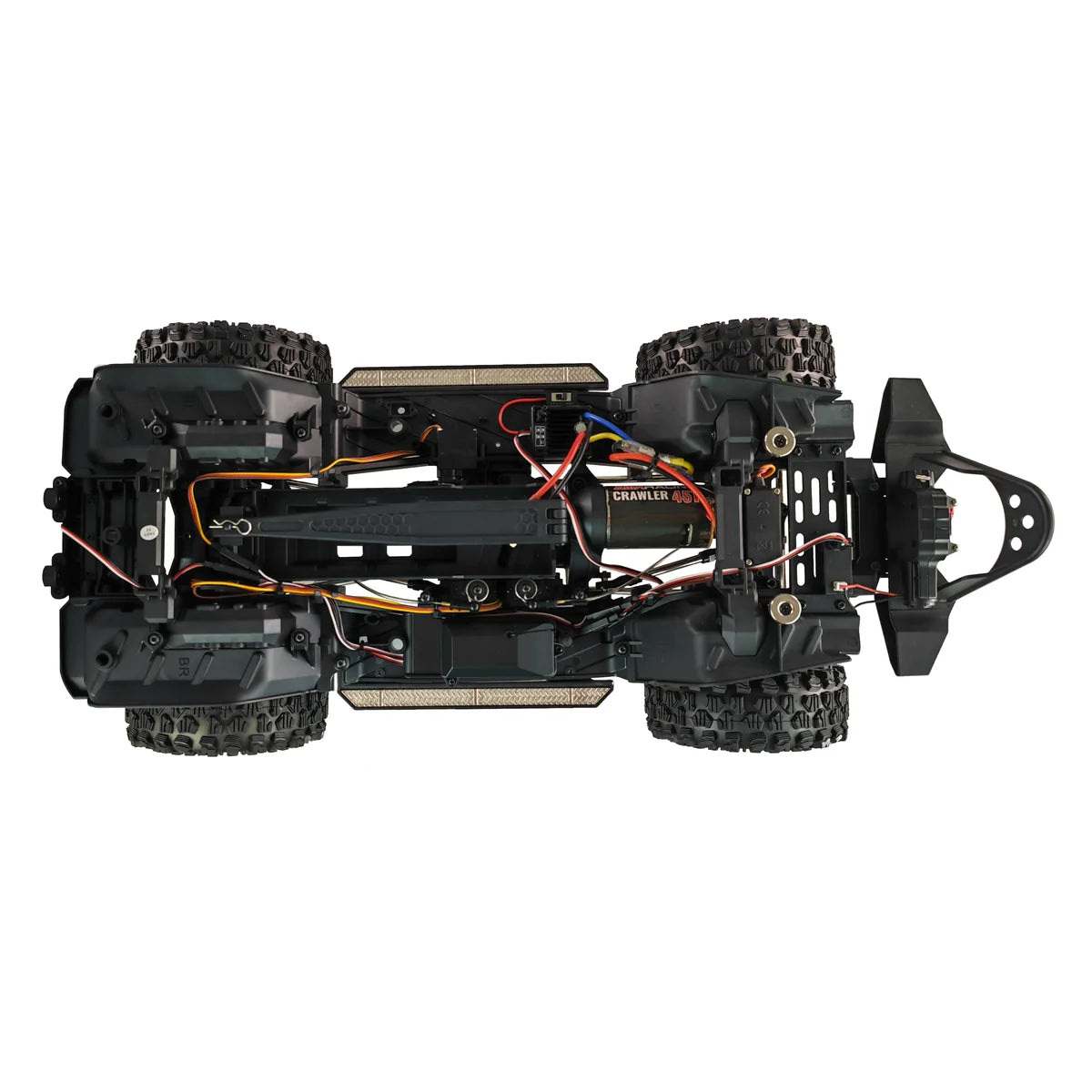 Amewi AMXRock Crosstrail Crawler 4WD Orange-metallic 22656 im Maßstab 1:10 Crawler ARTR – Draufsicht