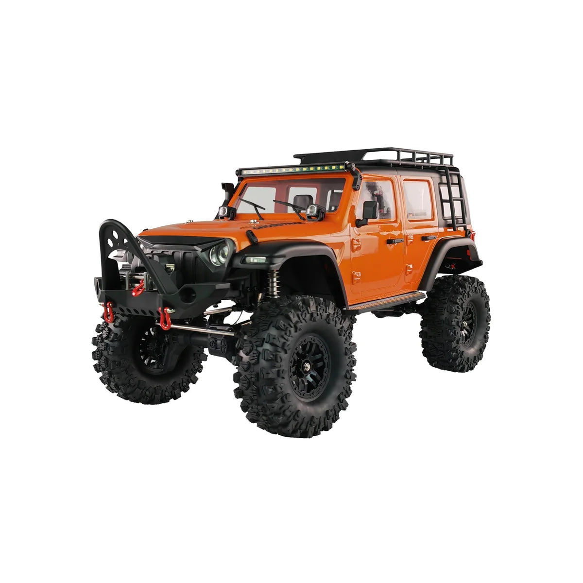Amewi AMXRock Crosstrail Crawler 4WD Orange-metallic 22656 im Maßstab 1:10 Crawler ARTR – Seitenansicht