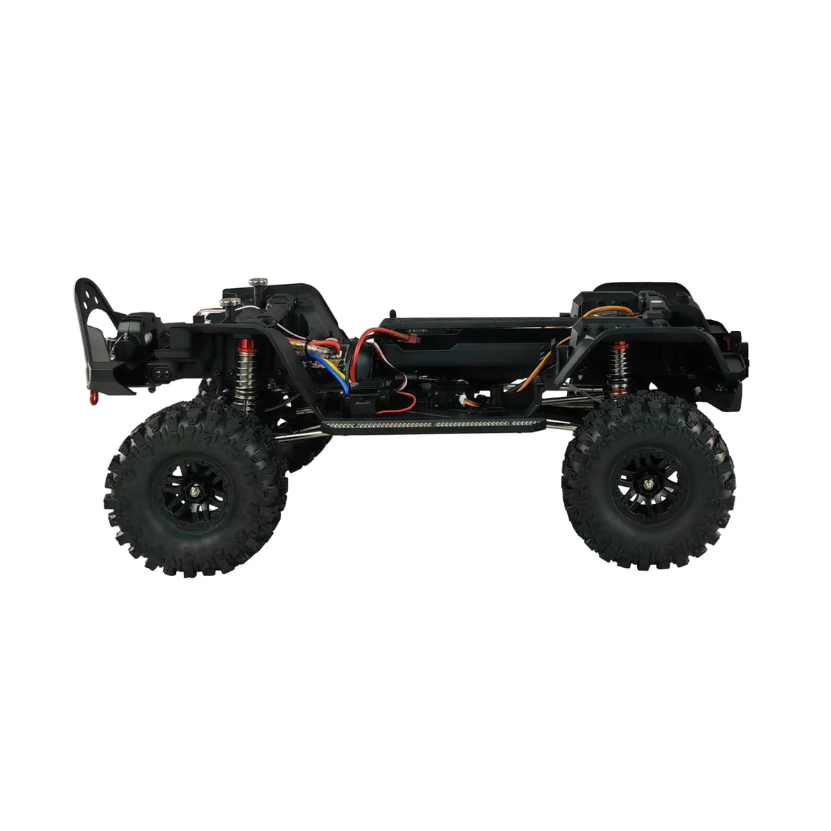 Amewi AMXRock Crosstrail Crawler 4WD Orange-metallic 22656 im Maßstab 1:10 Crawler ARTR – Unteransicht