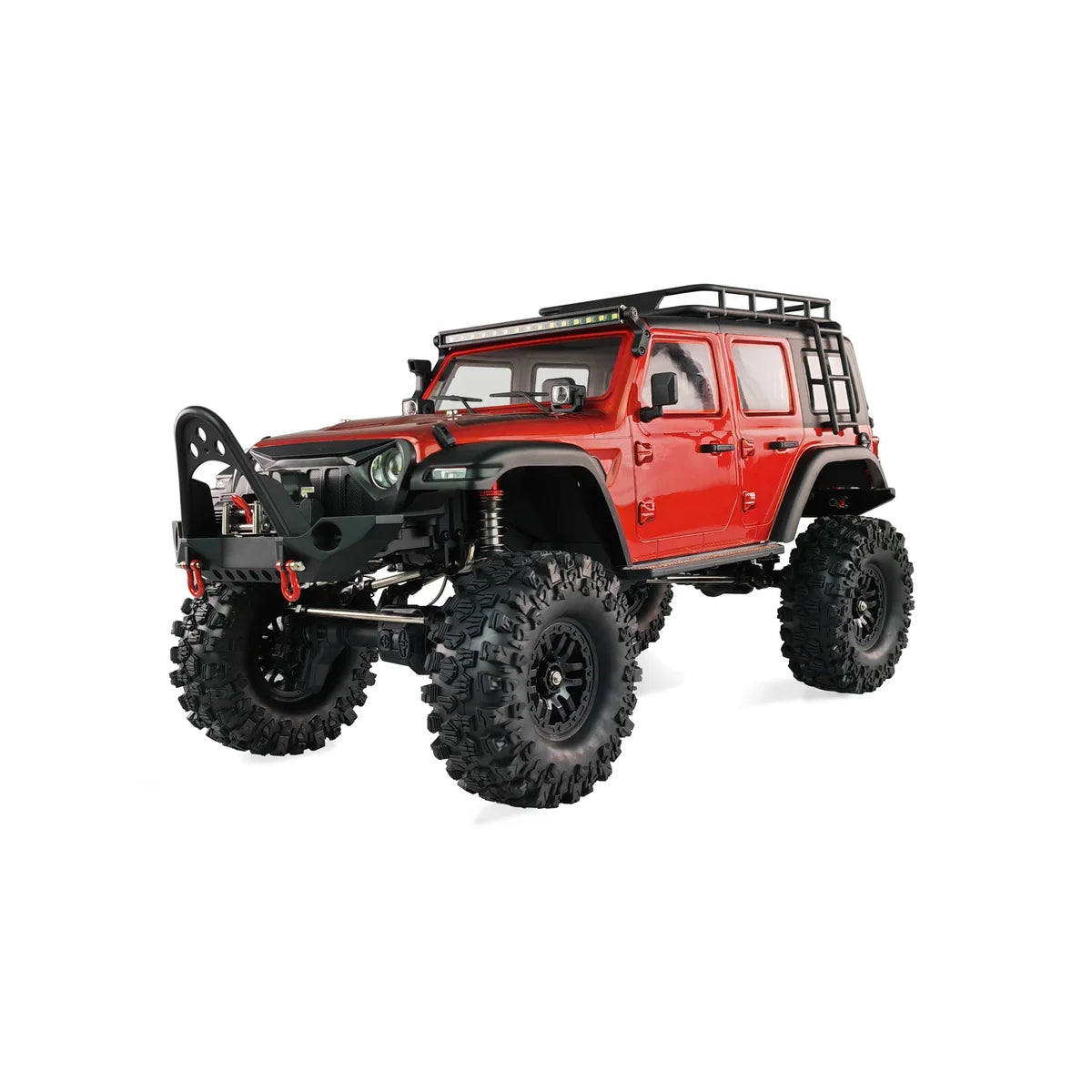 Amewi AMXRock Crosstrail Crawler 4WD Rot-metallic 22652 im Maßstab 1:10 Crawler ARTR – Seitenansicht