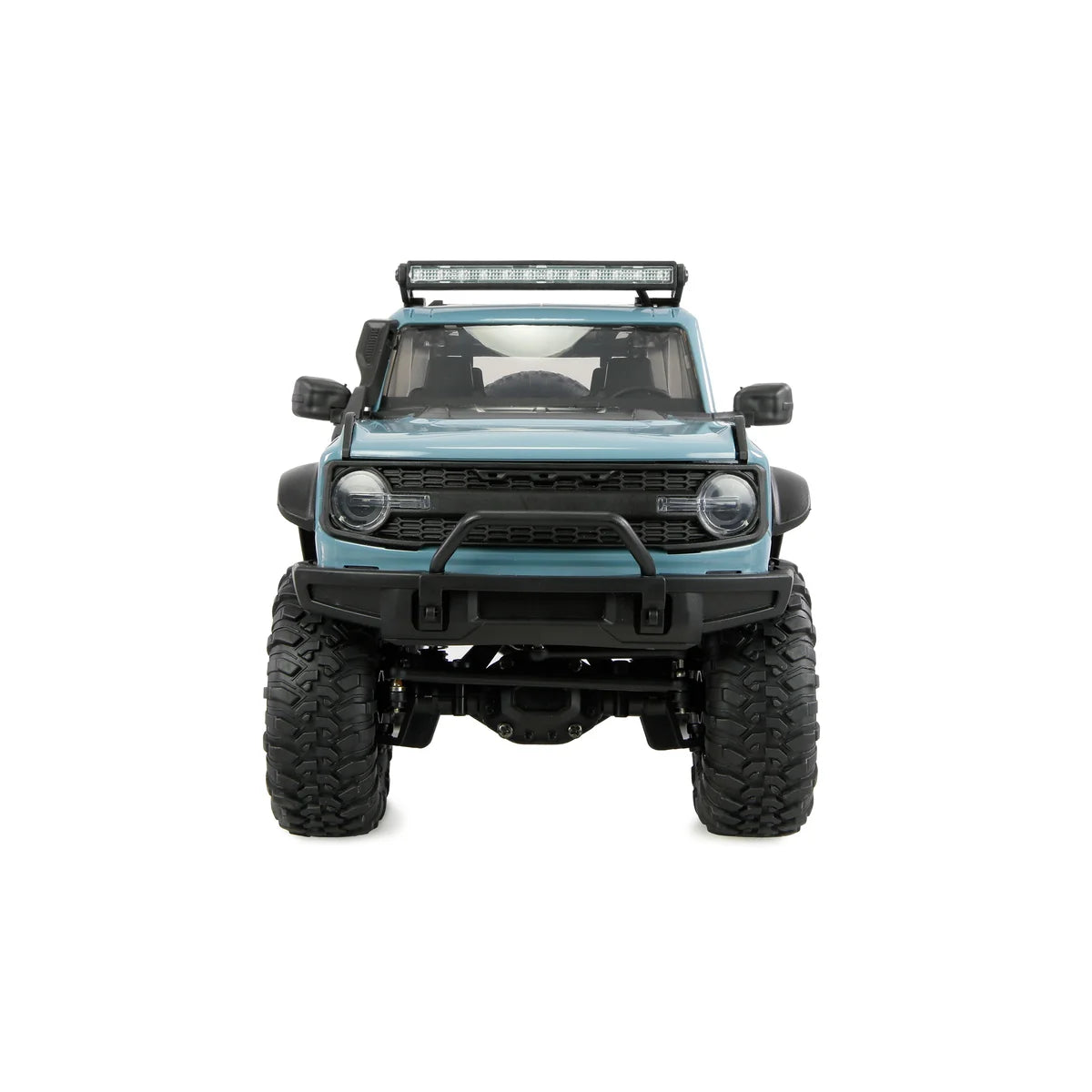 Amewi AMXRock Mini-Caballo Scale Crawler 4WD Blau 22719 im Maßstab 1:16 Crawler RTR – Frontansicht