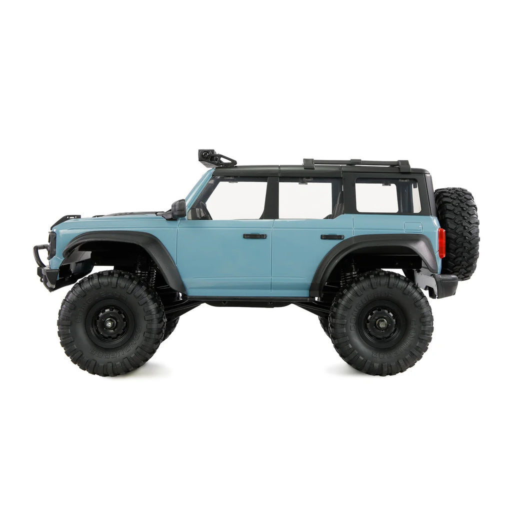 Amewi AMXRock Mini-Caballo Scale Crawler 4WD Blau 22719 im Maßstab 1:16 Crawler RTR – Seitenansicht