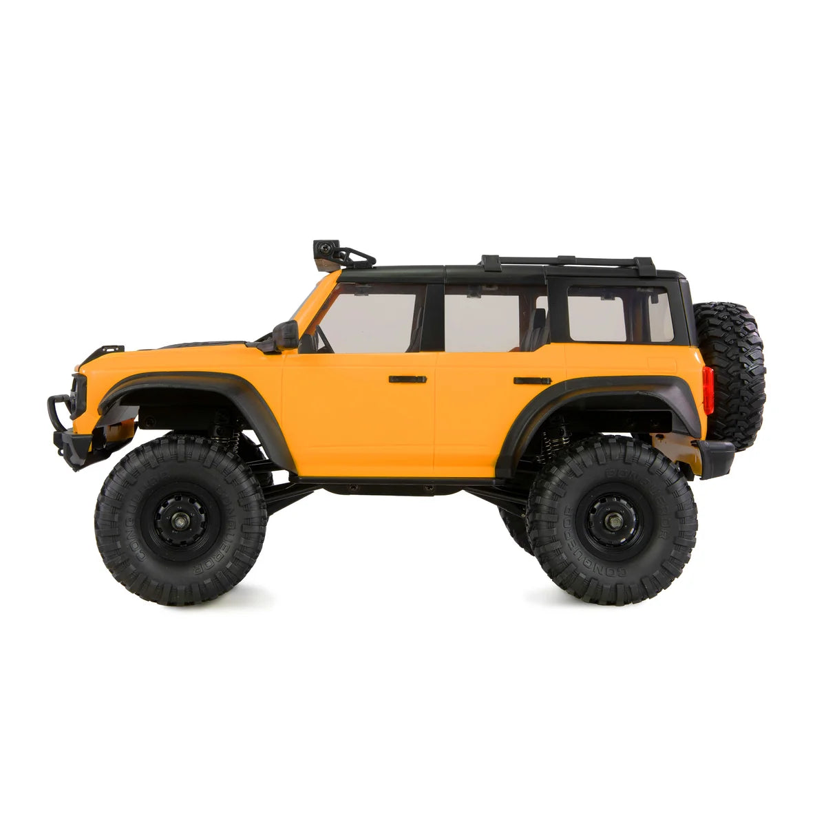 Amewi AMXRock Mini-Caballo Scale Crawler 4WD Gelb 22718 im Maßstab 1:16 Crawler RTR – Seitenansicht