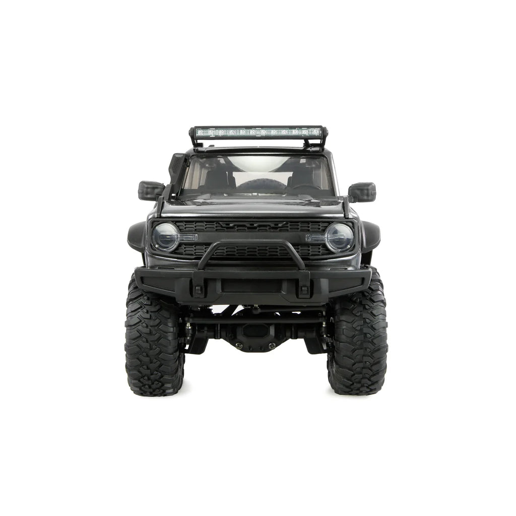 Amewi AMXRock Mini-Caballo Scale Crawler 4WD Grau 22720 im Maßstab 1:16 Crawler RTR – Frontansicht