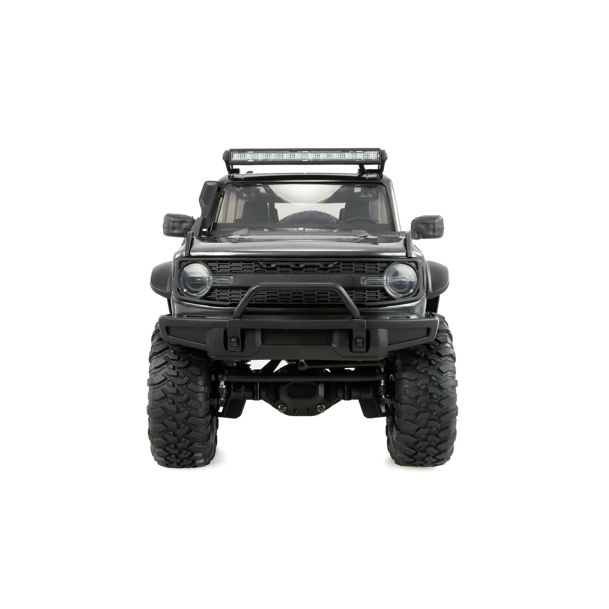Amewi AMXRock Mini-Caballo Scale Crawler 4WD Grau 22720 im Maßstab 1:16 Crawler RTR – Frontansicht
