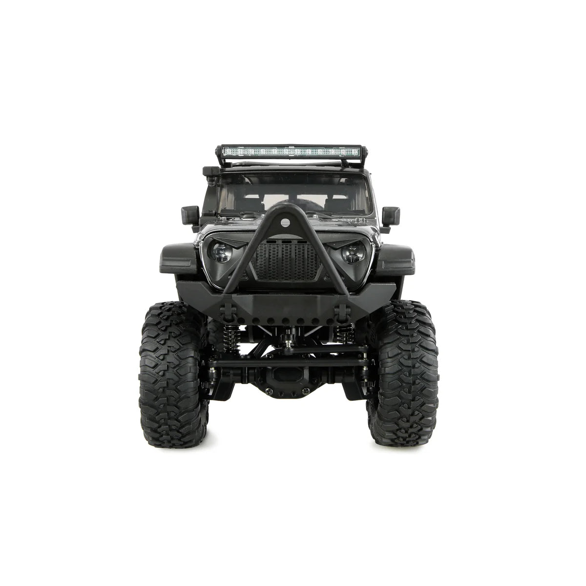 Amewi AMXRock Mini-Crosstrail Scale Crawler 4WD Grau 22723 im Maßstab 1:16 Crawler RTR – Frontansicht