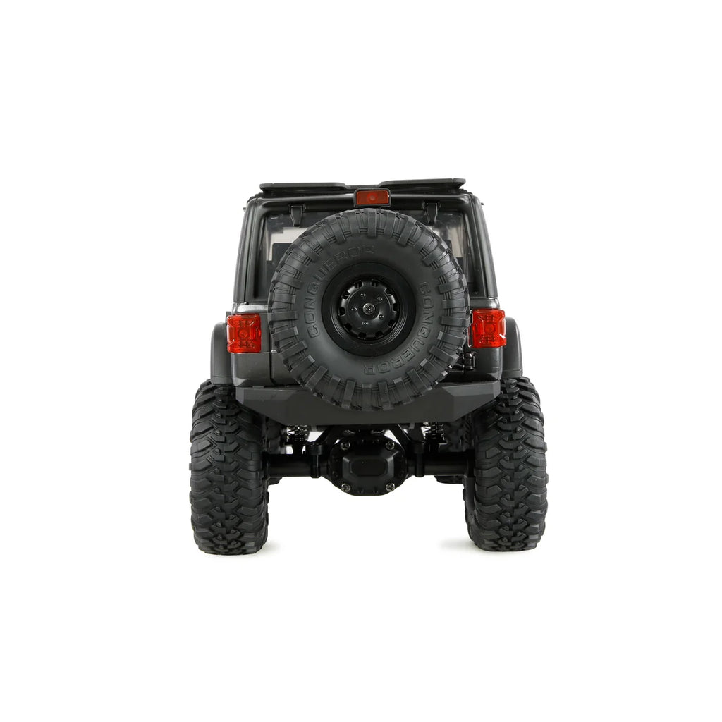 Amewi AMXRock Mini-Crosstrail Scale Crawler 4WD Grau 22723 im Maßstab 1:16 Crawler RTR – Rückansicht