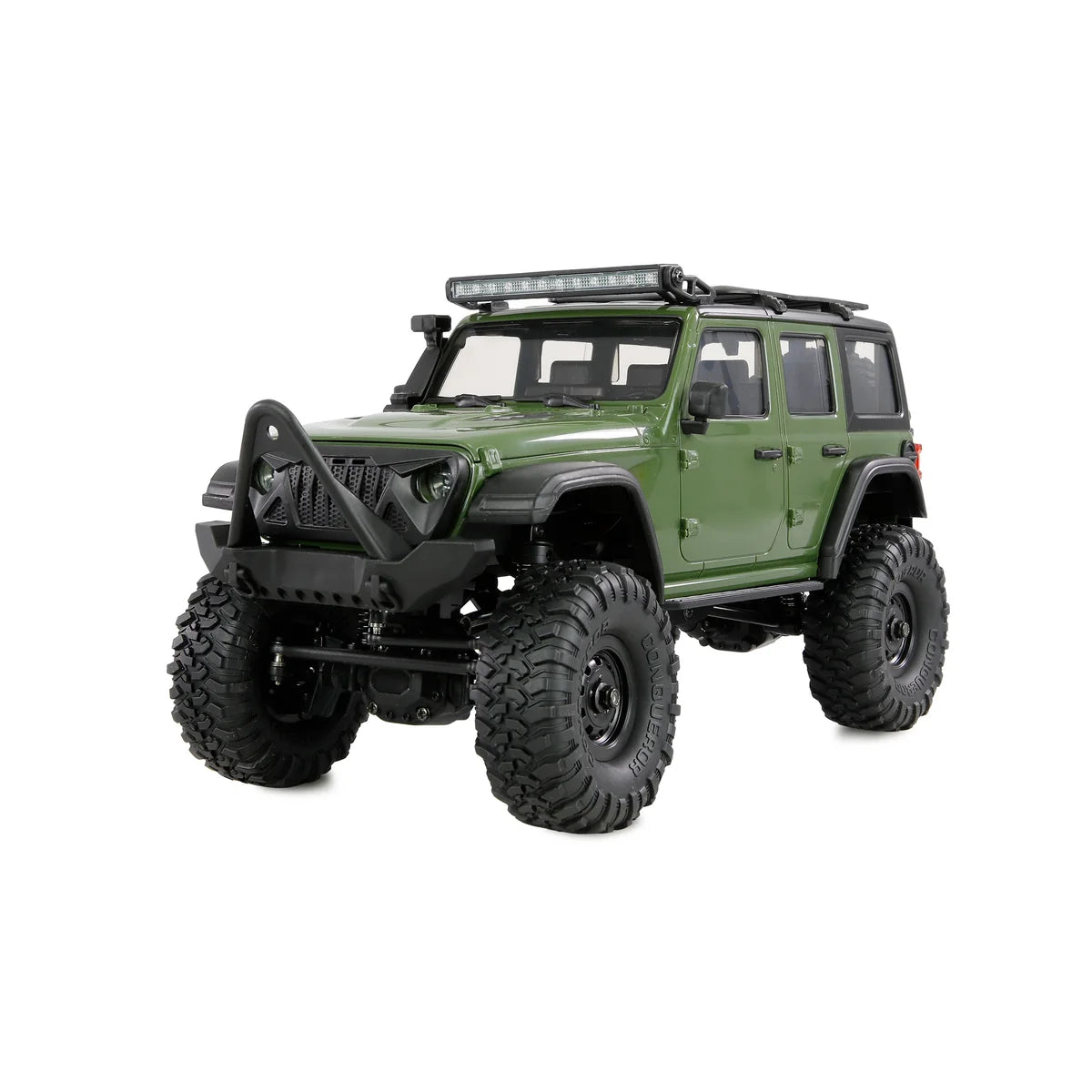 Amewi AMXRock Mini-Crosstrail Scale Crawler 4WD Grün 22722 im Maßstab 1:16 Crawler RTR – Frontansicht