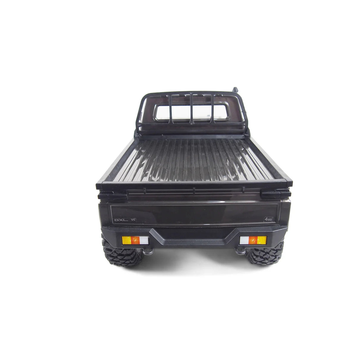 Amewi AMXRock RCX10B Scale Crawler Pick-up Grau 22433 im Maßstab 1:10 Crawler RTR – Rückansicht