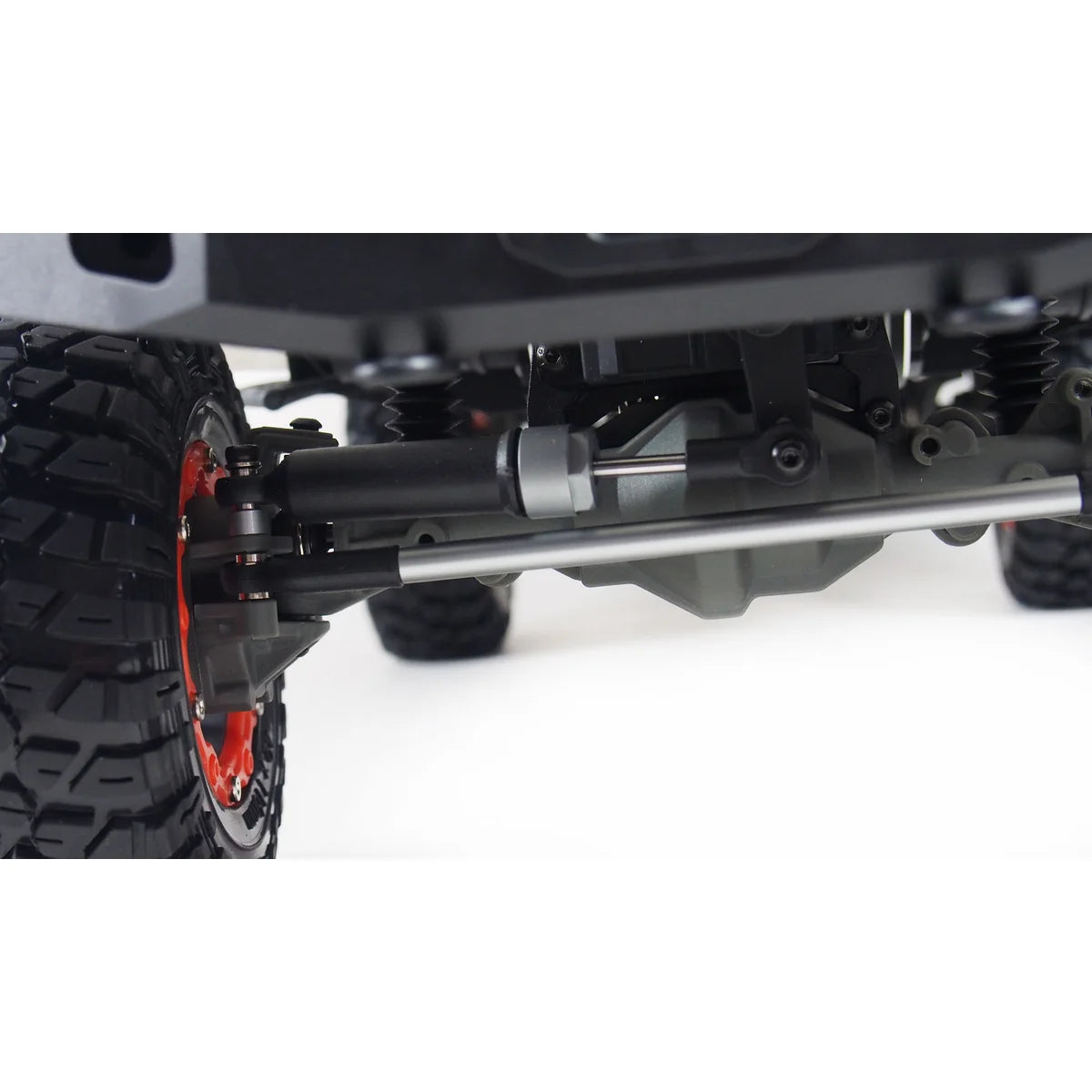 Amewi AMXRock RCX10B Scale Crawler Pick-up Grau 22433 im Maßstab 1:10 Crawler RTR – Unteransicht