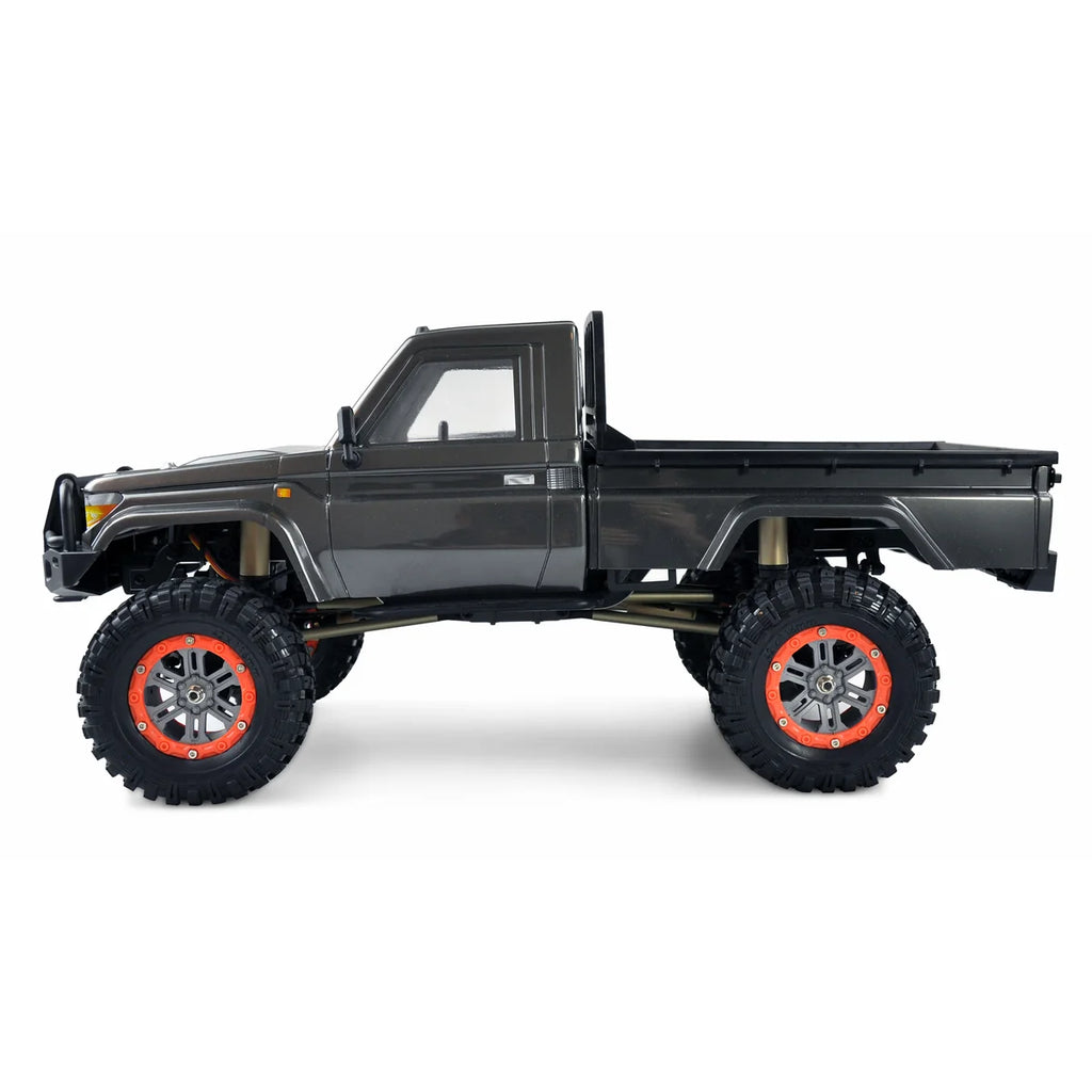 Amewi AMXRock RCX10P Scale Crawler Pick-up Grau 22435 im Maßstab 1:10 Crawler RTR – Seitenansicht