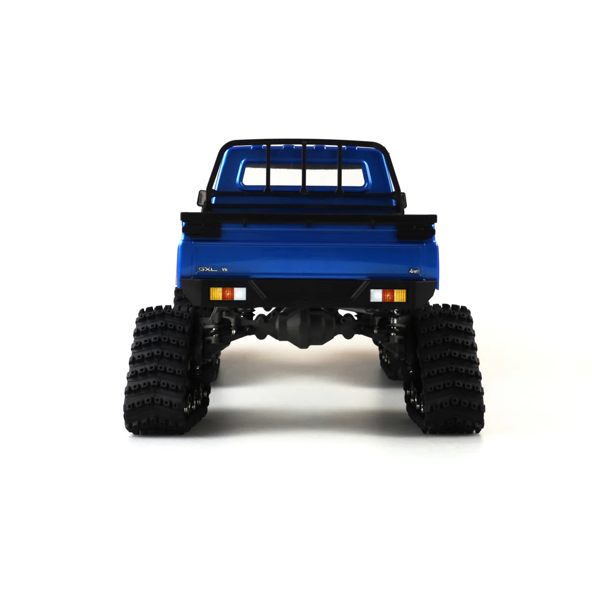 Amewi AMXRock RCX10TB Scale Crawler Pick-up blau 22458 im Maßstab 1:10 Crawler RTR – Rückansicht