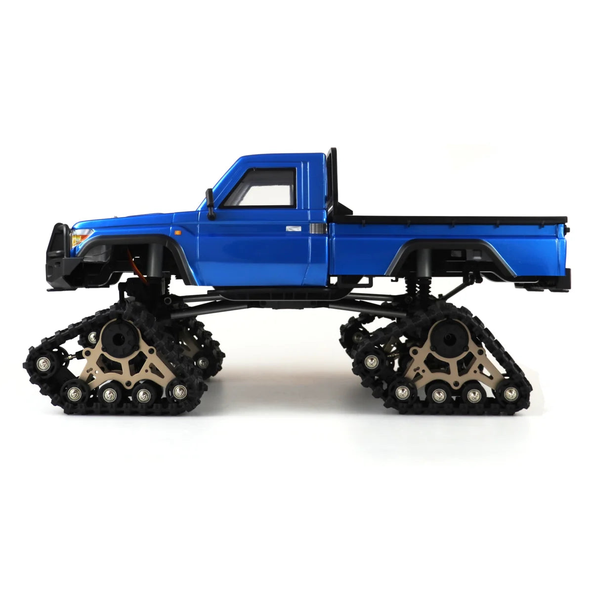 Amewi AMXRock RCX10TB Scale Crawler Pick-up blau 22458 im Maßstab 1:10 Crawler RTR – Seitenansicht