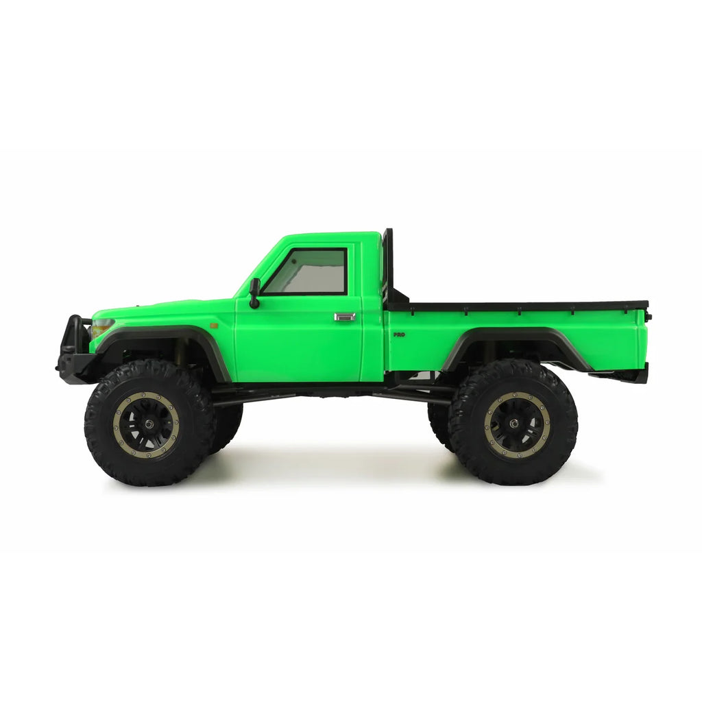 Amewi AMXRock RCX8B Scale Crawler Pick-up grün 22467 im Maßstab 1:8 Crawler RTR – Seitenansicht