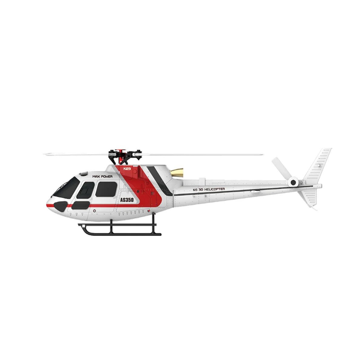Amewi AS350 Helikopter brushless 3-Blatt 3D/6G Flybarless 25302 Helikopter RTF – Seitenansicht