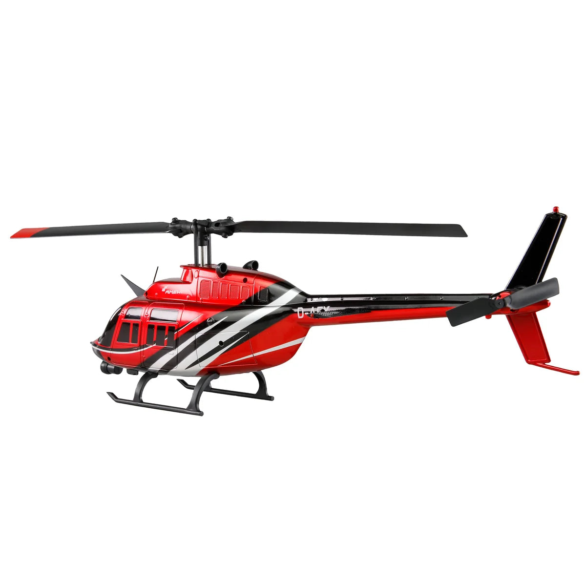 Amewi Bell 206 Jet Ranger CP-Helikopter 6-Kanal 6G 25342 Helikopter RTF – Seitenansicht