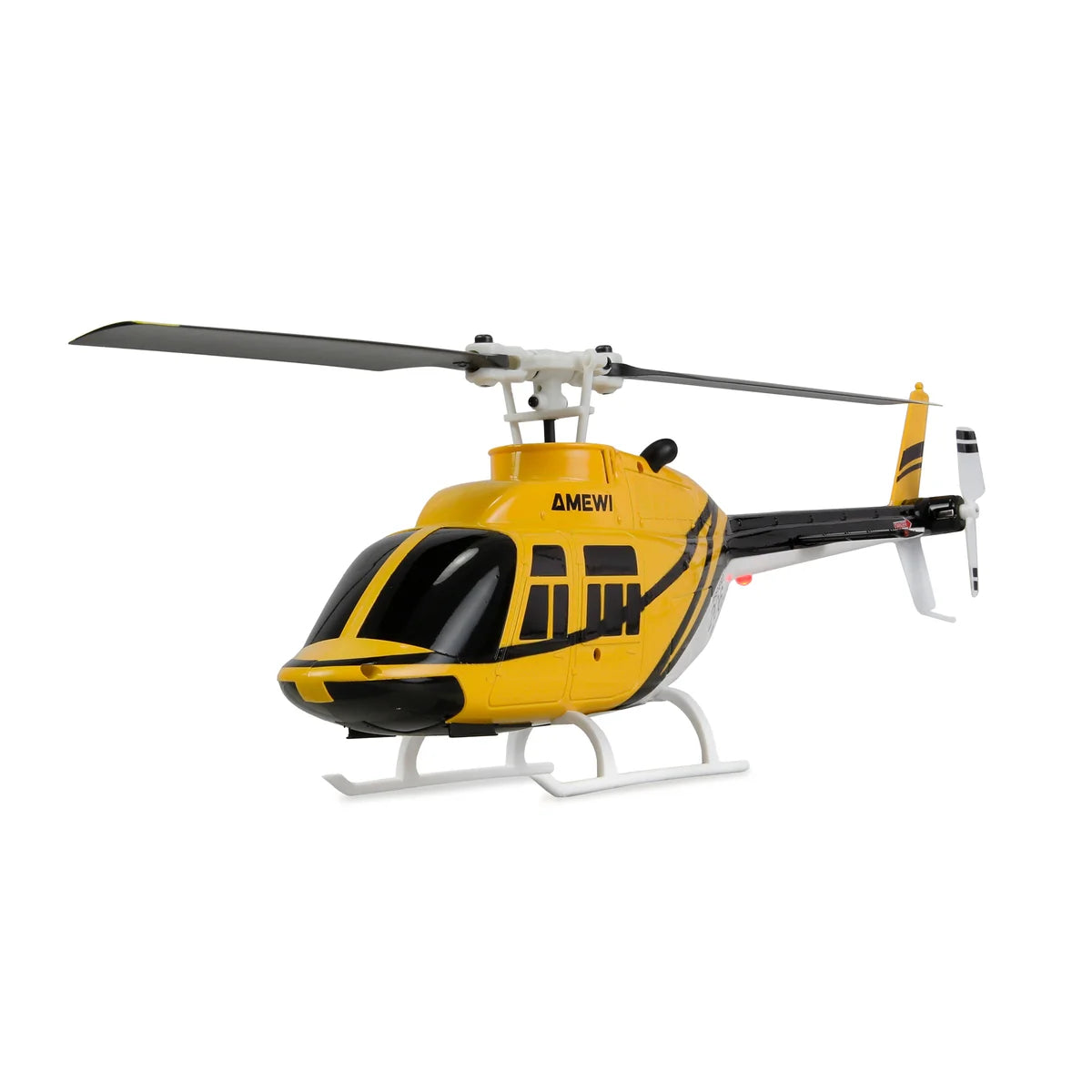 Amewi Bell 206 Jet Ranger Helikopter 4-Kanal 6G 25358 Helikopter RTF – Seitenansicht