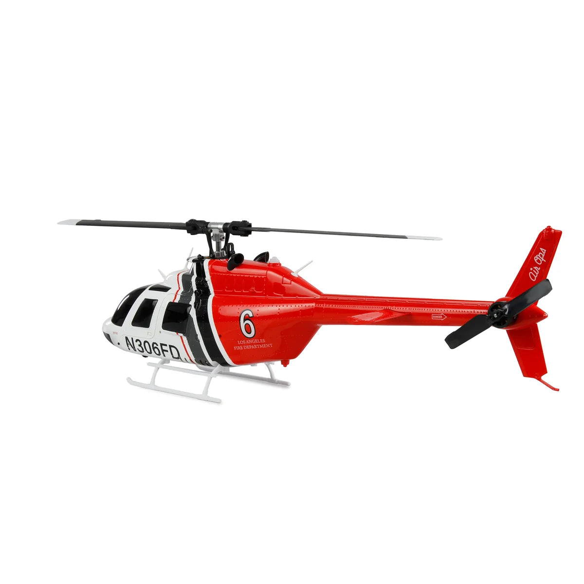 Amewi Bell 206 PRO brushless CP-Helikopter 6-Kanal 6G 25351 im Maßstab 1:34 Helikopter RTF – Seitenansicht
