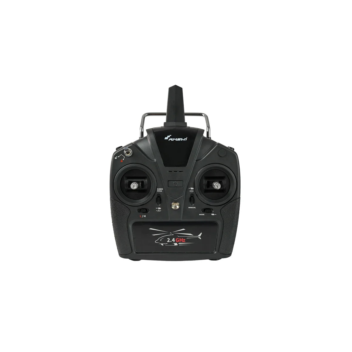 Amewi Bell 222 Airwolf Pro Helikopter 6-Kanal 3D/6G 25361 Helikopter RTF – Frontansicht