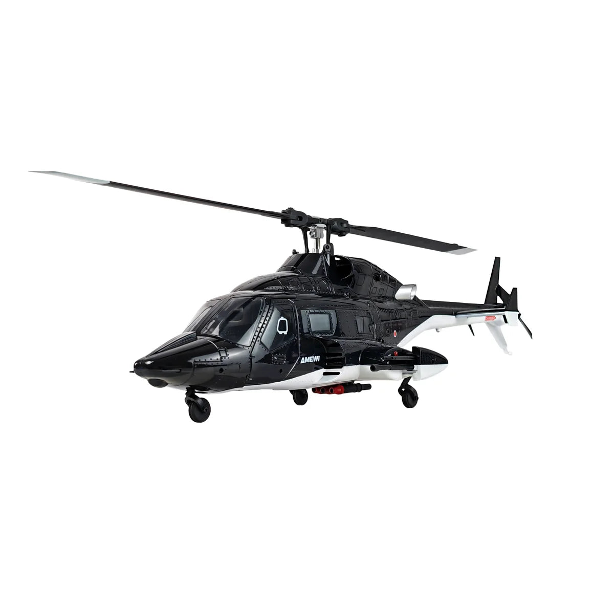 Amewi Bell 222 Airwolf Pro Helikopter 6-Kanal 3D/6G 25361 Helikopter RTF – Seitenansicht