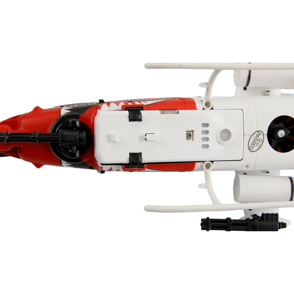 Amewi Bell AH-1 Arctic Cobra Helikopter 6-Kanal 3D/6G 25372 im Maßstab 1:34 Helikopter RTF – Draufsicht