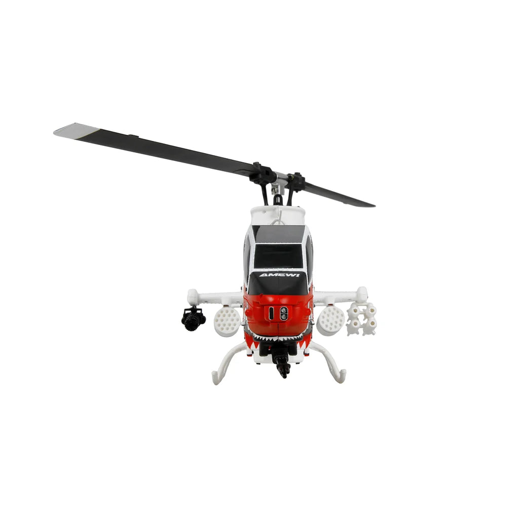 Amewi Bell AH-1 Arctic Cobra Helikopter 6-Kanal 3D/6G 25372 im Maßstab 1:34 Helikopter RTF – Draufsicht