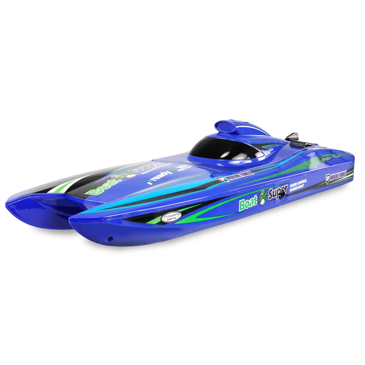 Amewi Blue Arrow Katamaran brushless Jetantrieb 400mm 26114 Jetboot RTR – Seitenansicht
