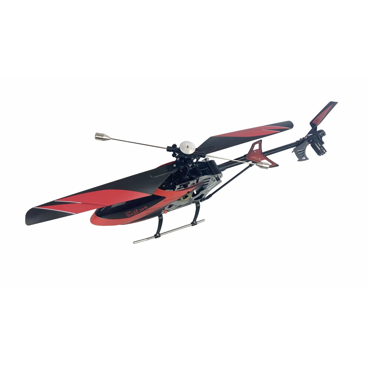 Amewi Buzzard V2 Single-Rotor-Helikopter 4-Kanal Rot 25316 Helikopter RTF – Seitenansicht