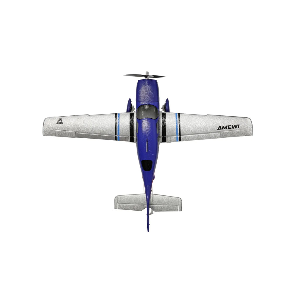 Amewi Cirrus SR22 brushless 520mm 4-Kanal 3D/6G Blau 24150 Flugzeug RTF – Draufsicht