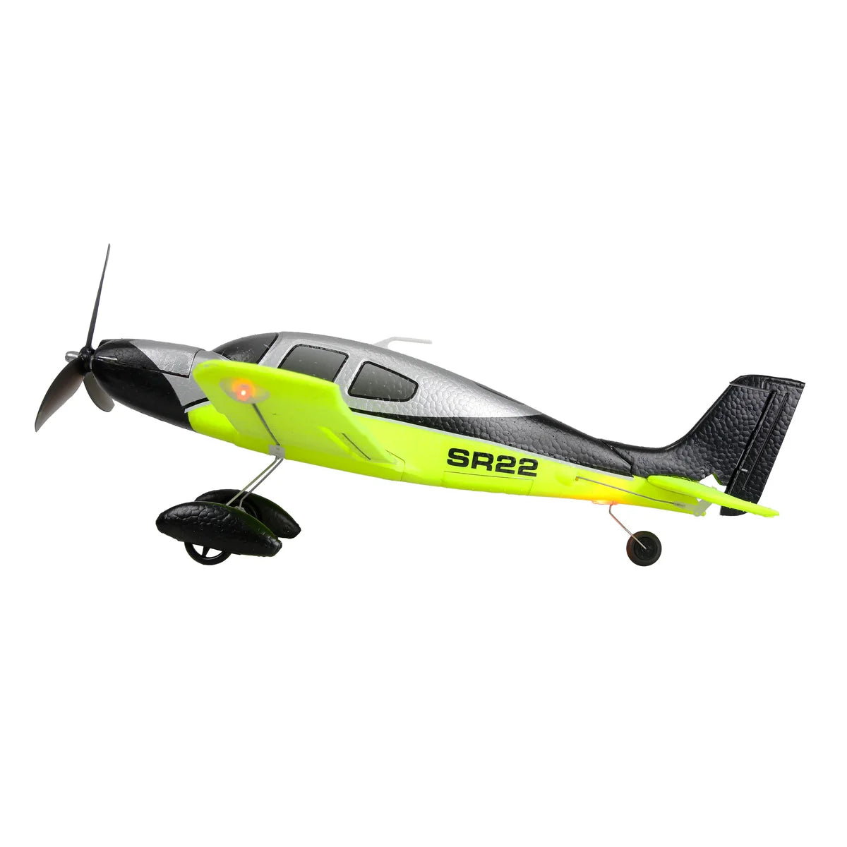 Amewi Cirrus SR22 brushless 520mm 4-Kanal 3D/6G Grün 24151 Flugzeug RTF – Seitenansicht
