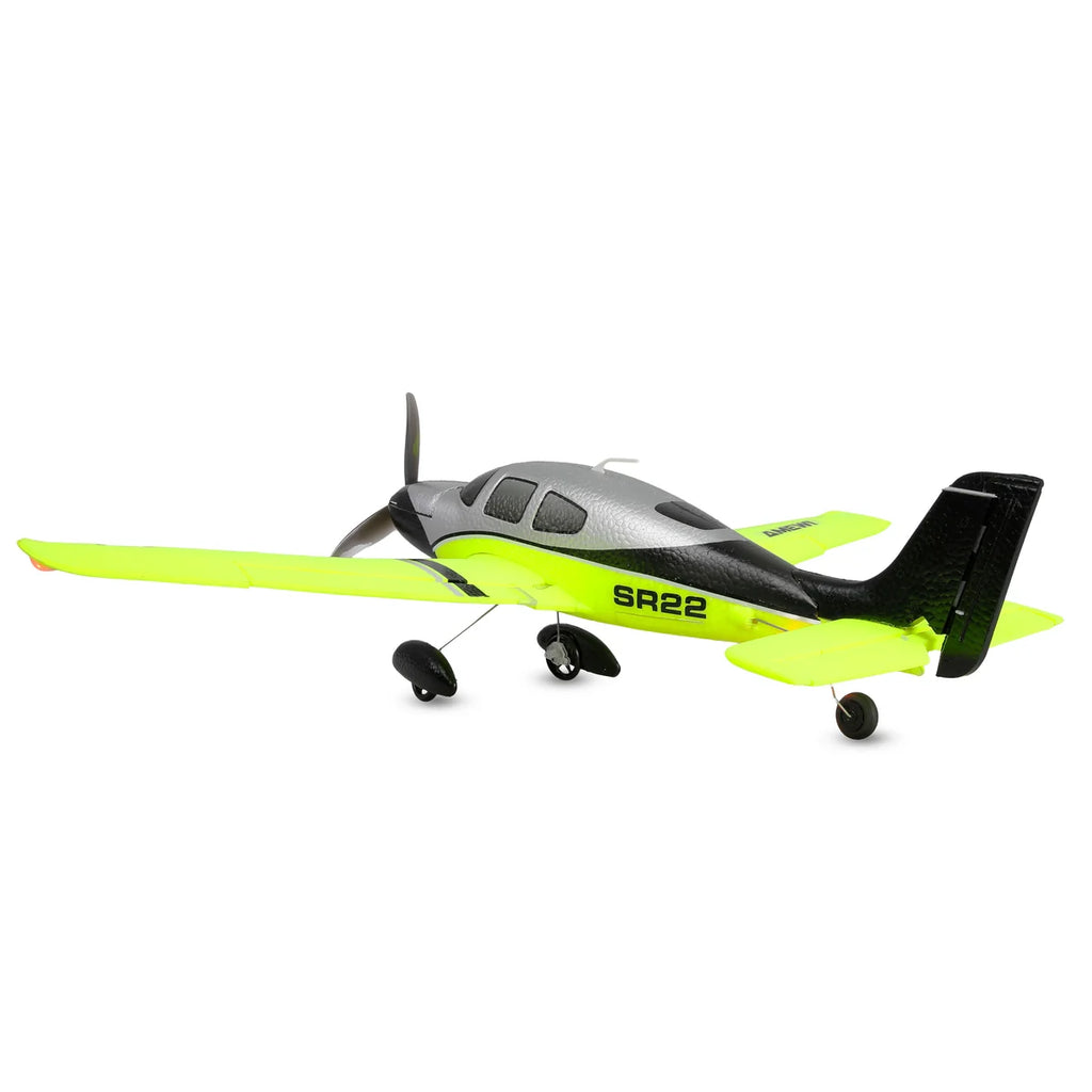 Amewi Cirrus SR22 brushless 520mm 4-Kanal 3D/6G Grün 24151 Flugzeug RTF – Seitenansicht