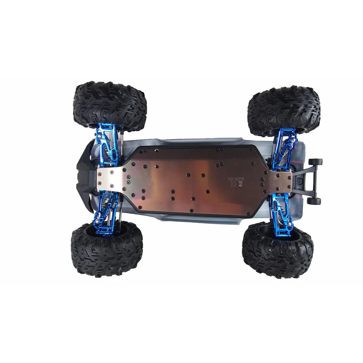 Amewi Crusher Monstertruck brushless 4WD 22569 im Maßstab 1:10 Monster Truck RTR – Draufsicht