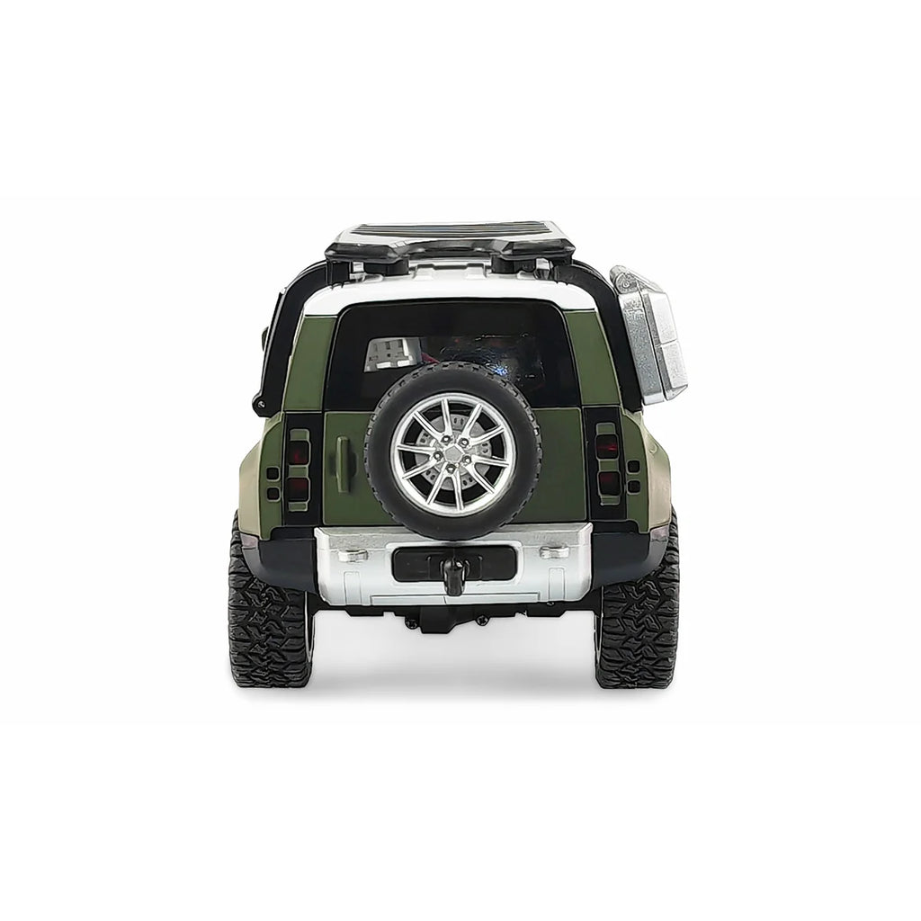 Amewi D110X24 Metall Scale Crawler 4WD Grün 22663 im Maßstab 1:24 Crawler RTR – Rückansicht