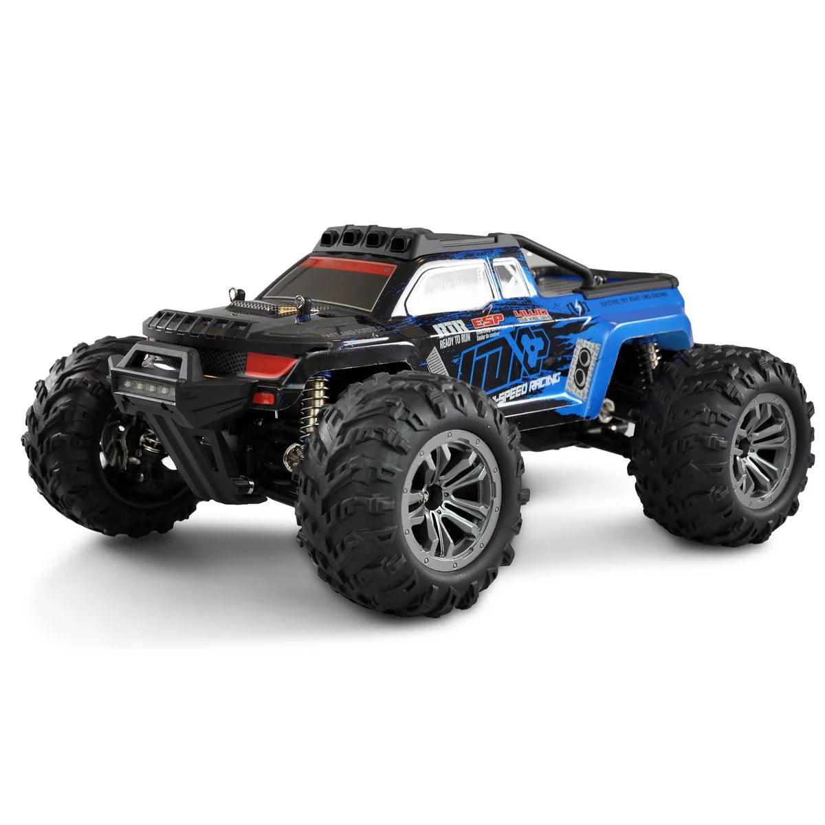 Amewi Daphoenodon Monstertruck 4WD mit Gyro Blau 22609 im Maßstab 1:12 Monster Truck RTR – Seitenansicht