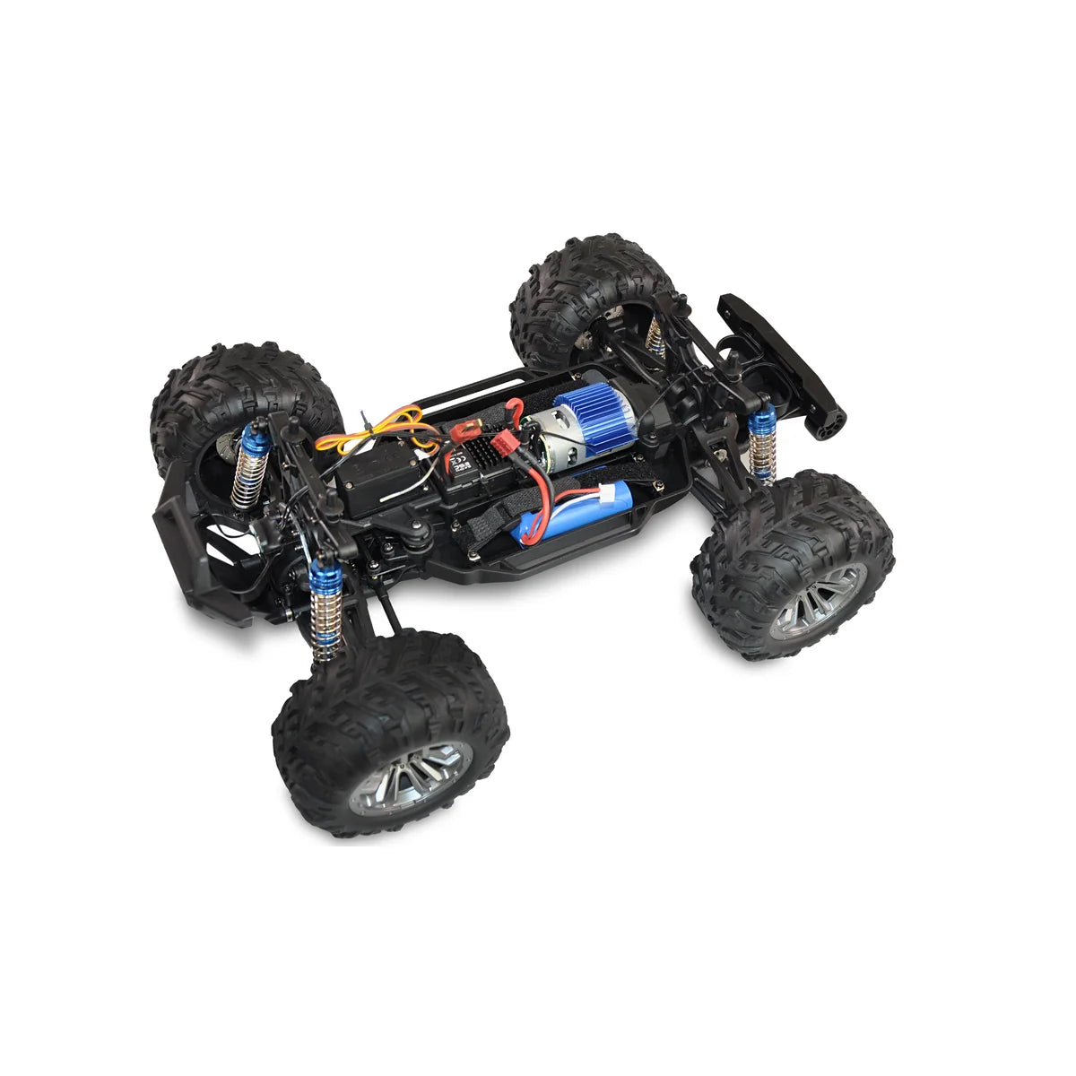 Amewi Daphoenodon Monstertruck 4WD mit Gyro Rot 22608 im Maßstab 1:12 Monster Truck RTR – Draufsicht