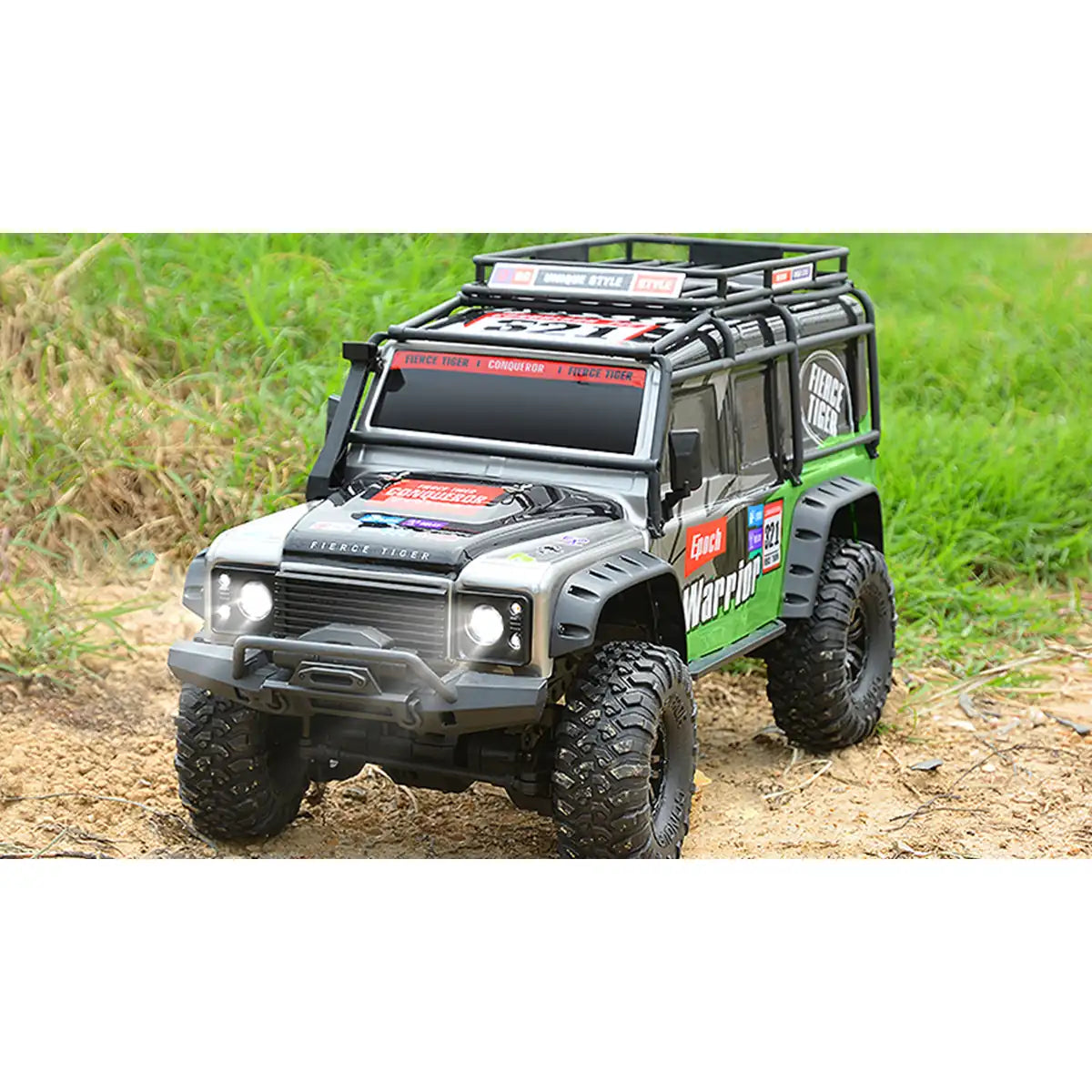 Amewi Dirt Climbing Fierce Tiger SUV Crawler 4WD 22590 im Maßstab 1:10 Panzer RTR – Frontansicht