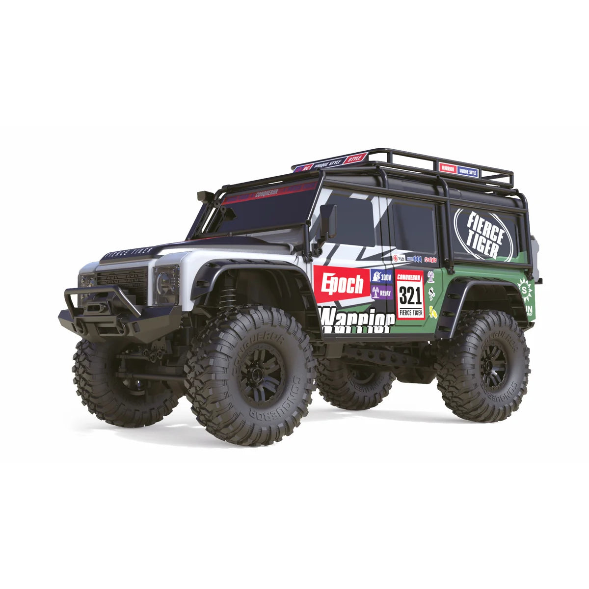 Amewi Dirt Climbing Fierce Tiger SUV Crawler 4WD 22590 im Maßstab 1:10 Panzer RTR – Seitenansicht