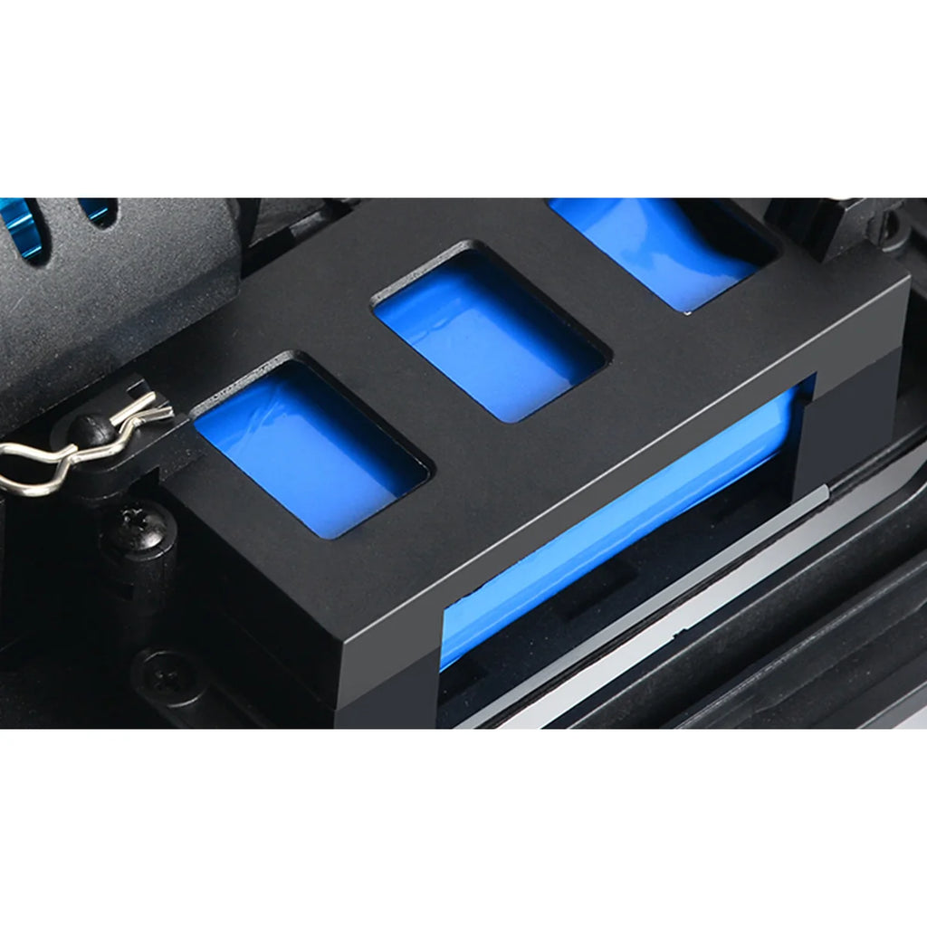 Amewi Dirt Climbing PickUp Crawler 4WD schwarz 22593 im Maßstab 1:10 Crawler RTR – Detailansicht