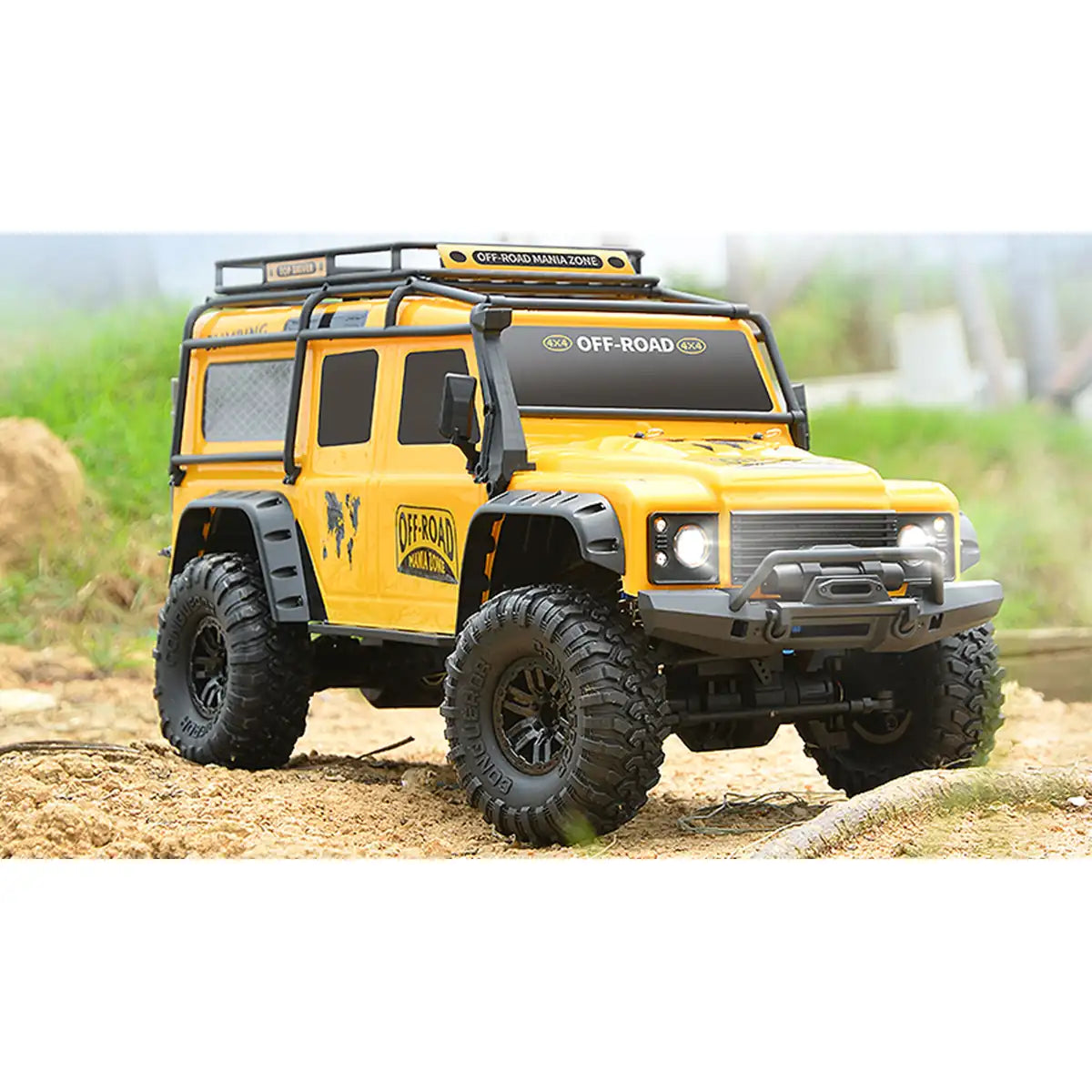 Amewi Dirt Climbing Safari SUV Crawler 4WD 22589 im Maßstab 1:10 Crawler RTR – Frontansicht
