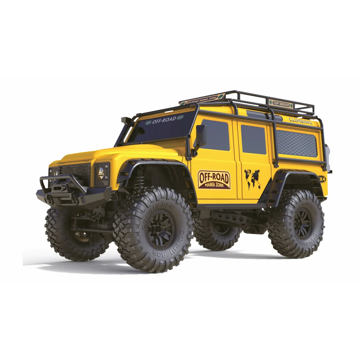 Amewi Dirt Climbing Safari SUV Crawler 4WD 22589 im Maßstab 1:10 Crawler RTR – Seitenansicht