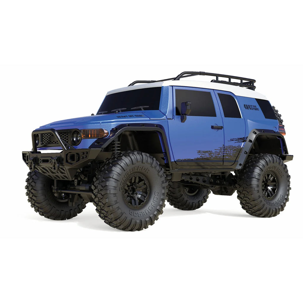Amewi Dirt Climbing SUV CV Crawler 4WD blau 22591 im Maßstab 1:10 Crawler RTR – Seitenansicht