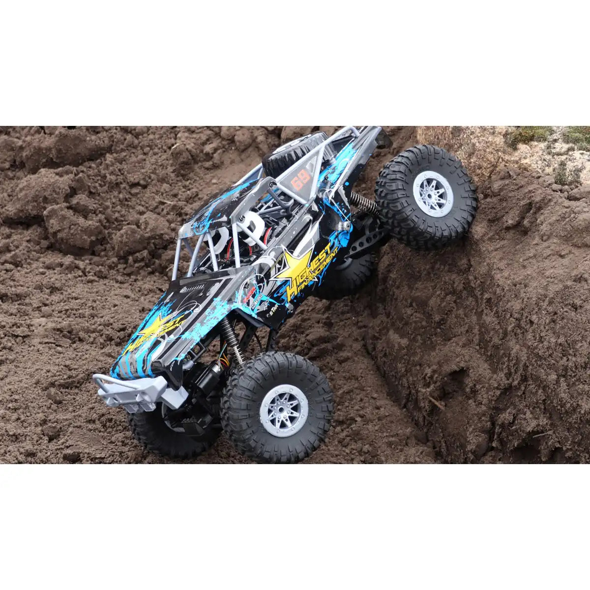 Amewi Double Bridge Crawler brushed 4WD 22412 im Maßstab 1:10 Crawler RTR – Seitenansicht