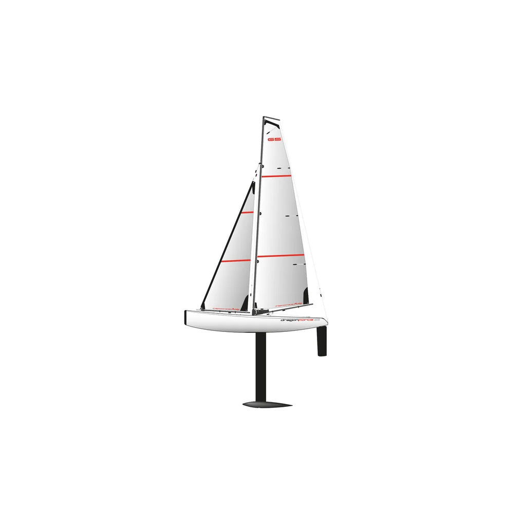 Amewi DragonForce65 V7 Segelboot 650mm 26098 Segelboot RTR – Seitenansicht Segelboot mit Segeln und Foils