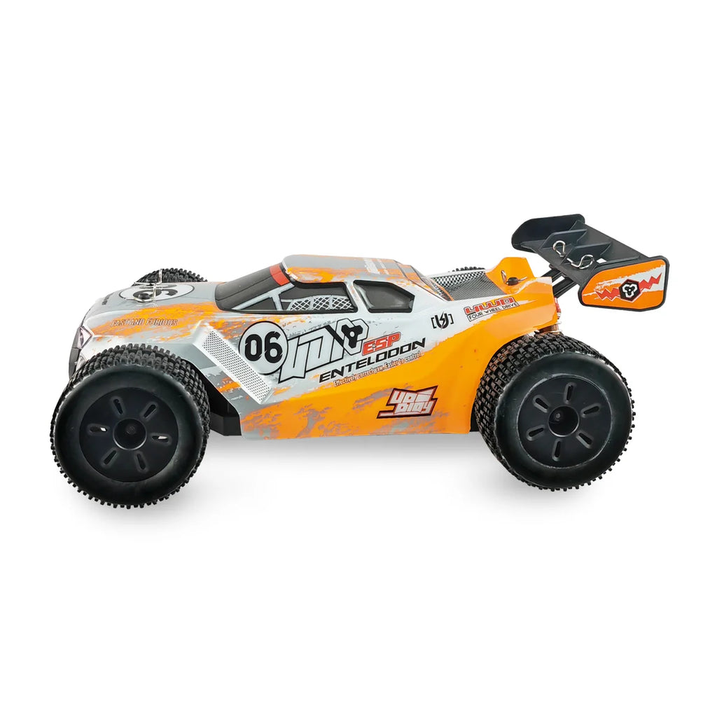 Amewi Entelodon Pro Truggy brushless 4WD 22649 im Maßstab 1:18 Offroad RTR – Seitenansicht