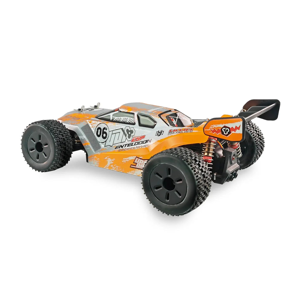 Amewi Entelodon Pro Truggy brushless 4WD 22649 im Maßstab 1:18 Offroad RTR – Seitenansicht