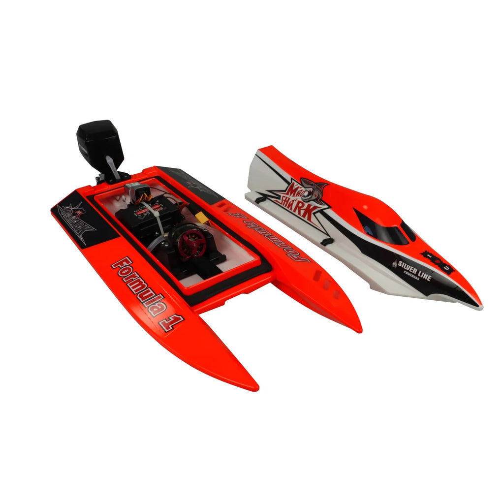 Amewi F1 Boot Mad Shark V2 brushless 26075 Speedboot ARTR – Lieferumfang und Zubehör