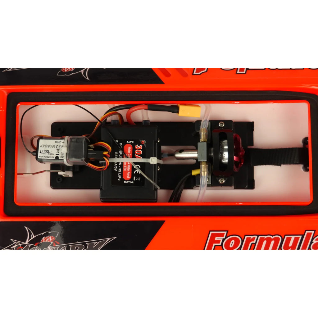 Amewi F1 Boot Mad Shark V2 brushless 26075 Speedboot ARTR – Lieferumfang und Zubehör
