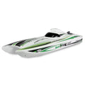 Amewi Green Arrow Katamaran brushless Jetantrieb 400mm 26113 Jetboot RTR – Seitenansicht